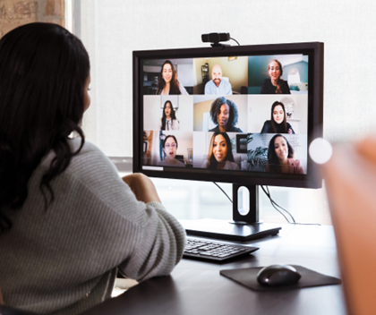Regular meetings will help to build connections within the company even if the workforce is at home.